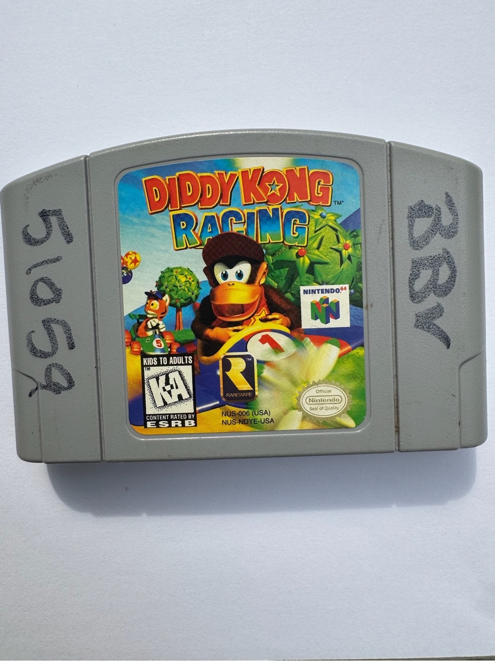 RARE Nintendo 64 Diddy Kong Racing - Works Great